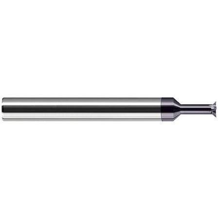 Harvey Tool 5/16 Head dia. x 0.055in. LOC x 1 in.Neck x 45 deg. per side Carbide Back Chamfer Cutter, 6 Flutes 938260-C3